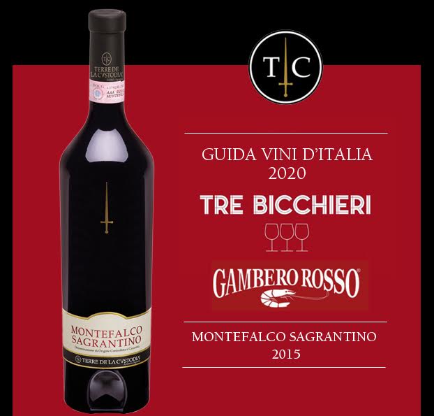 Terre de la Custodia conquista i Tre Bicchieri del Gambero Rosso