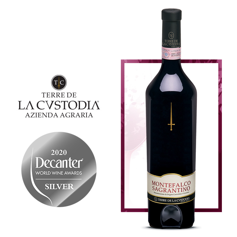 Il nostro Montefalco Sagrantino Docg 2015 conquista la Silver Medal di Decanter