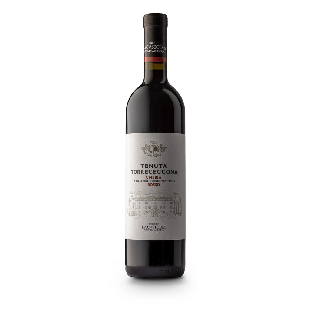 Bottiglia di Tenuta Torrececcona Umbria IGT Rosso Terre de La Custodia