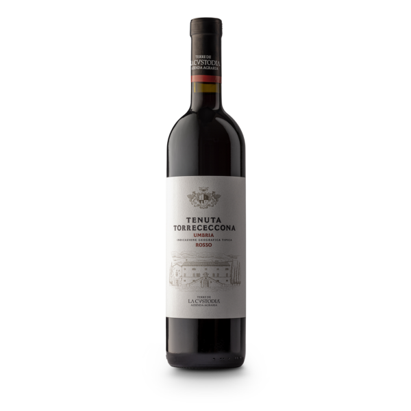Bottiglia di Tenuta Torrececcona Umbria IGT Rosso Terre de La Custodia