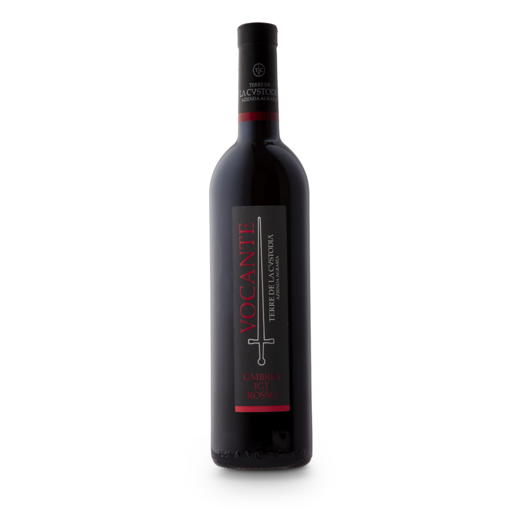 Bottiglia di Vocante Terre de la Custodia da 750 ml