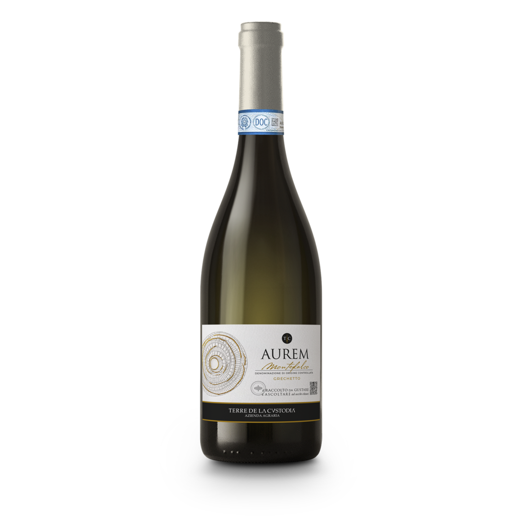 Bottiglia di Aurem Montefalco DOC Grechetto Terre de La Custodia