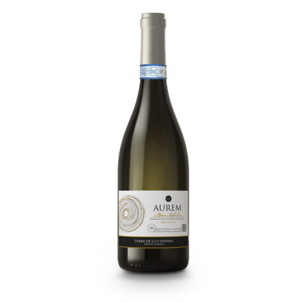 Bottiglia di Aurem Montefalco DOC Grechetto Terre de La Custodia