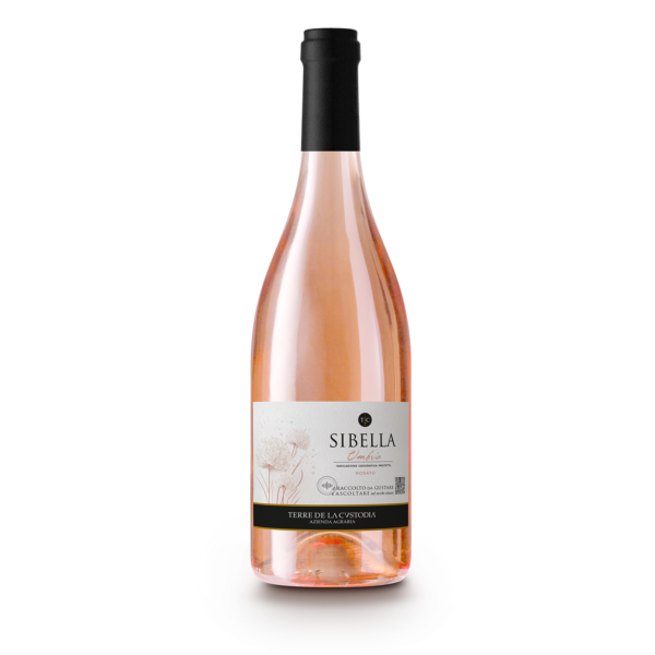 Bottiglia di Sibella Umbria IGP Rosato Terre de La Custodia